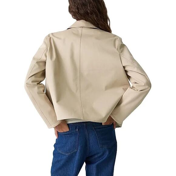 New THEORY Cotton Boxy Patch Jacket XL - Picture 2 of 16